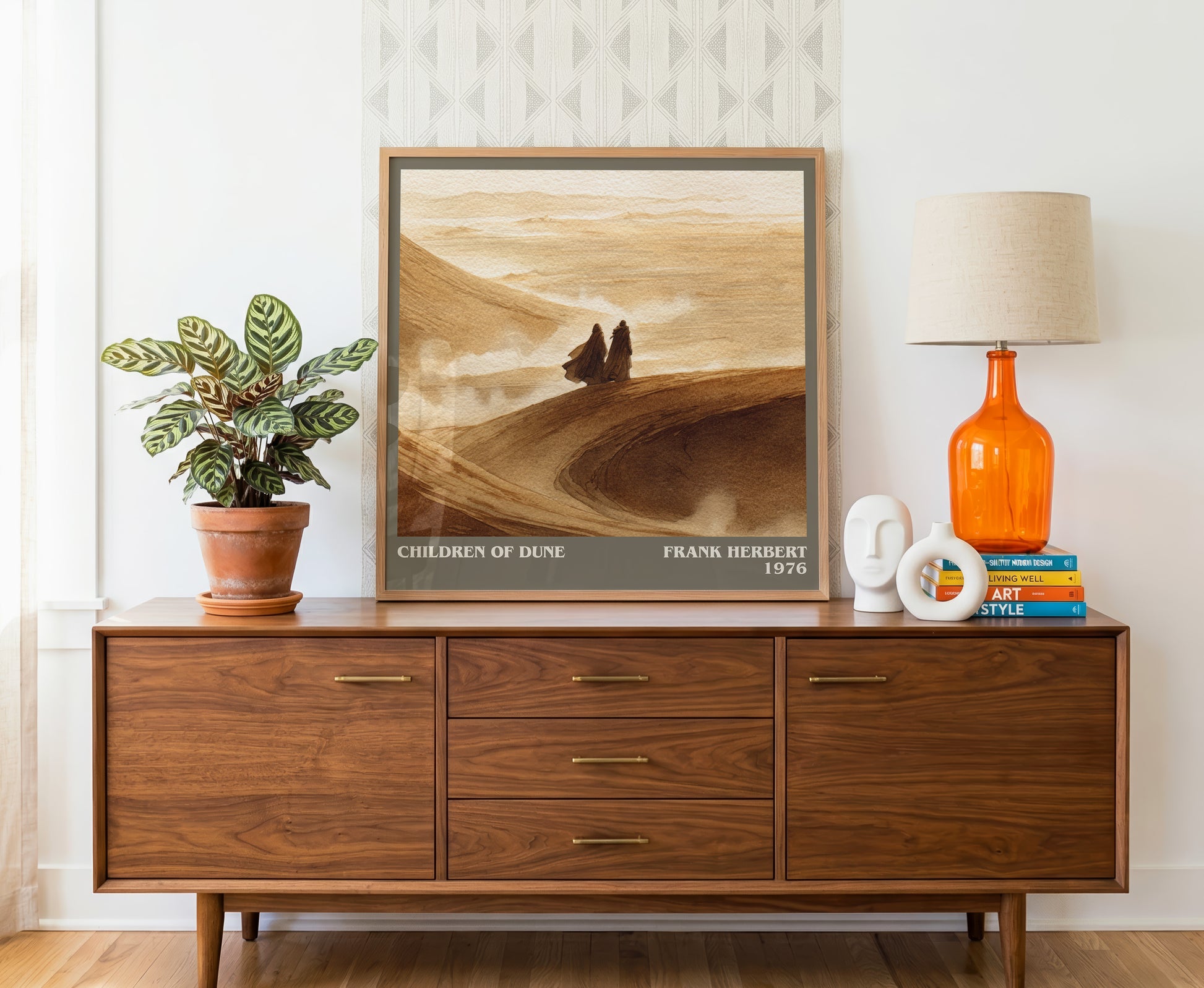 Children of Dune literary literary print detail – Frank Herbert book art
