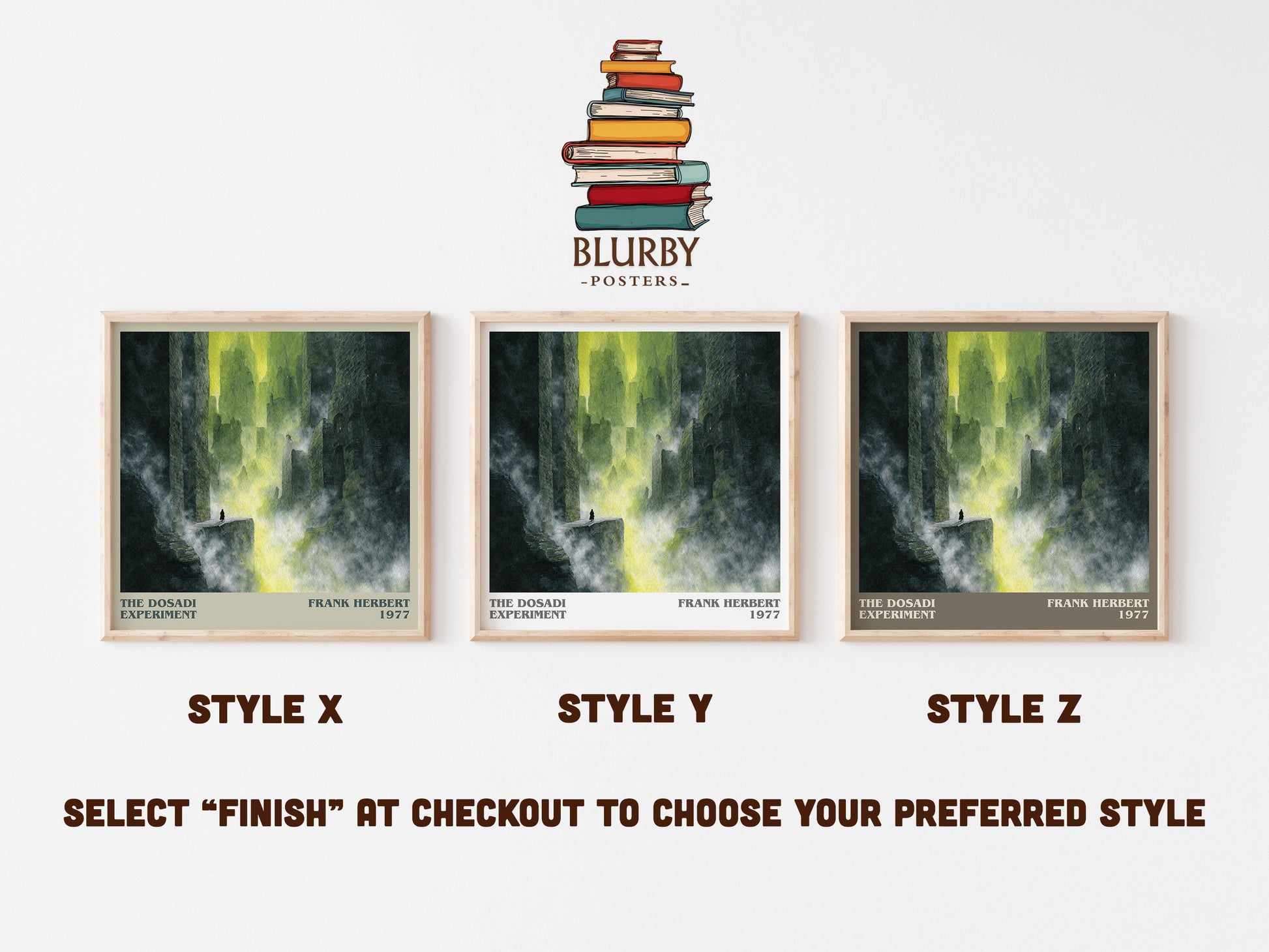 The Dosadi Experiment literary art print colour and style options – Frank Herbert book art
