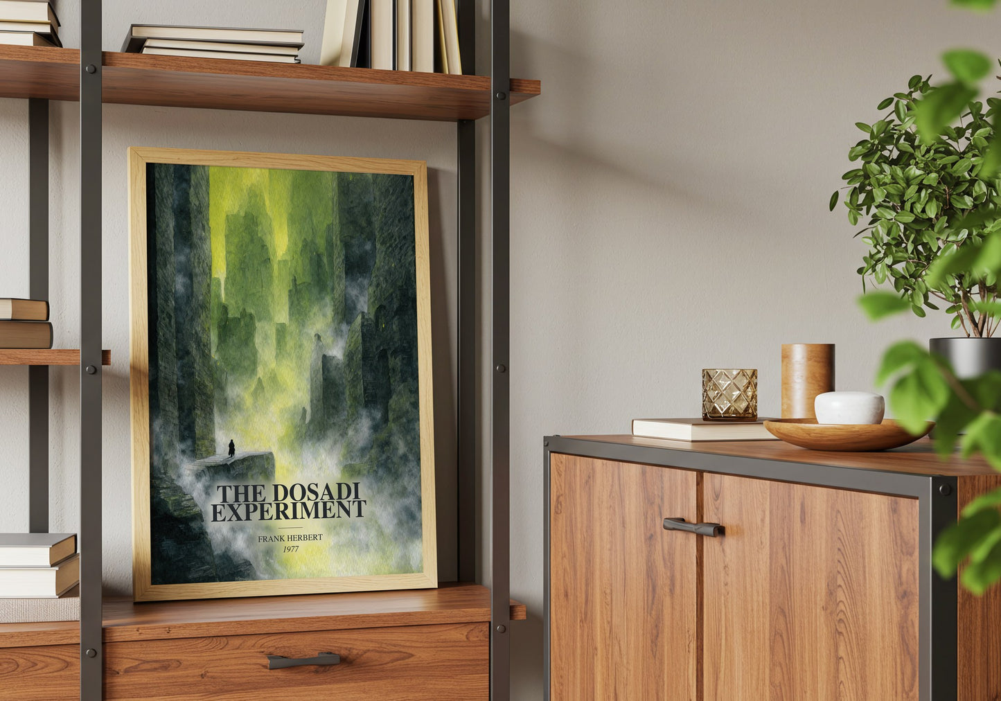 The Dosadi Experiment book watercolour illustration paper finish options – matte satin gloss