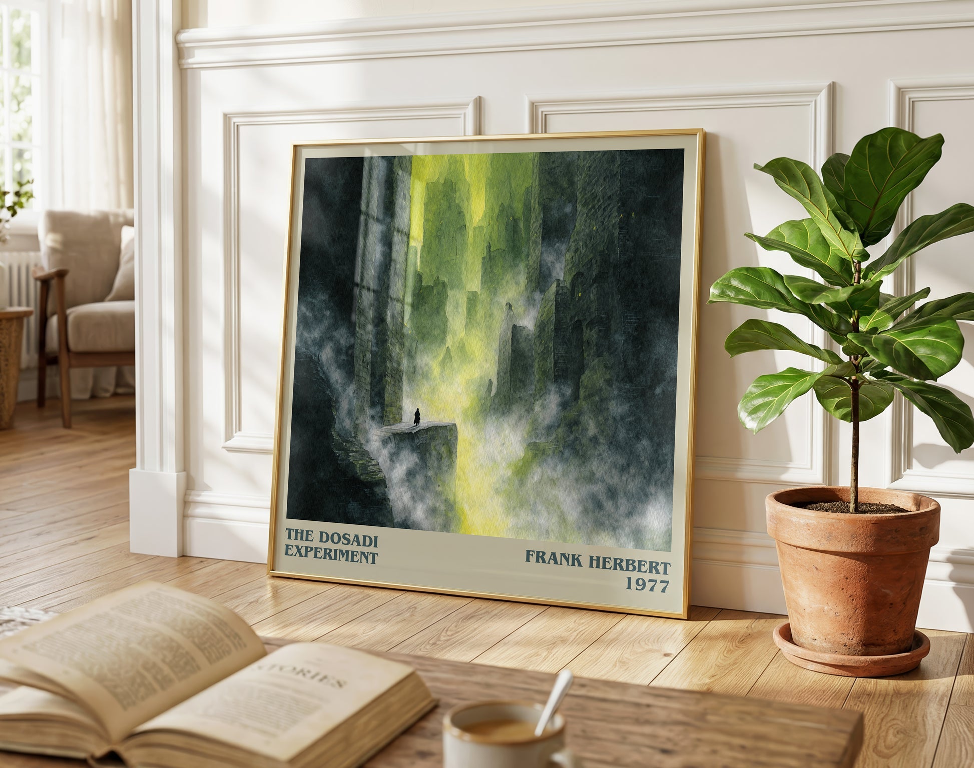 The Dosadi Experiment literary poster paired in gallery wall – literary art prints