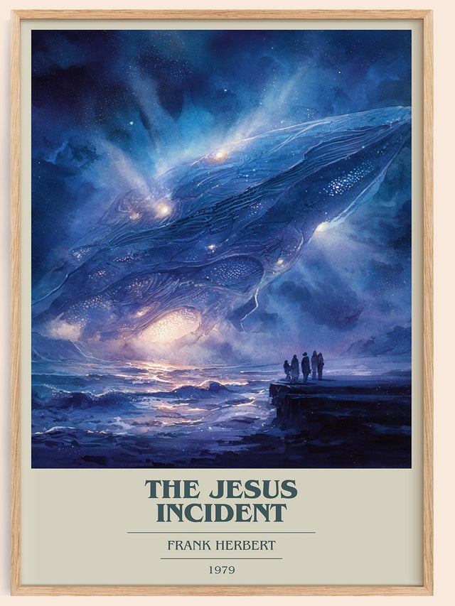 The Jesus Incident Book Cover Poster by Frank Herbert
