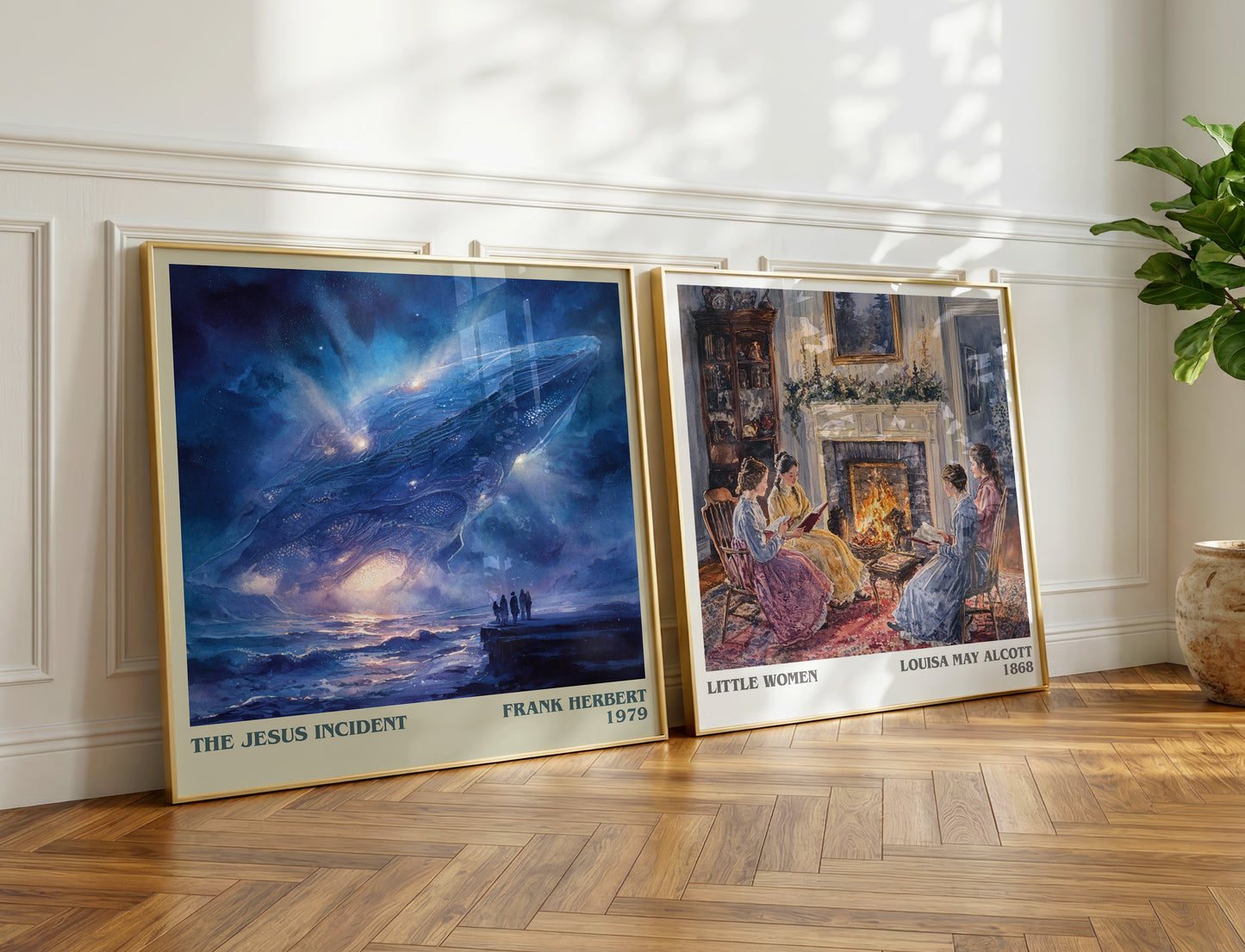 The Jesus Incident book poster packaging – museum-quality print rolled in protective tube