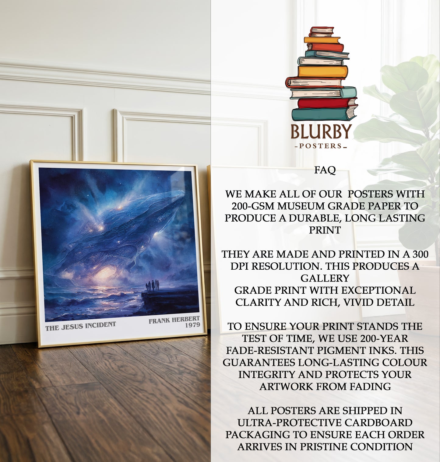 The Jesus Incident Literary Art Print by Frank Herbert