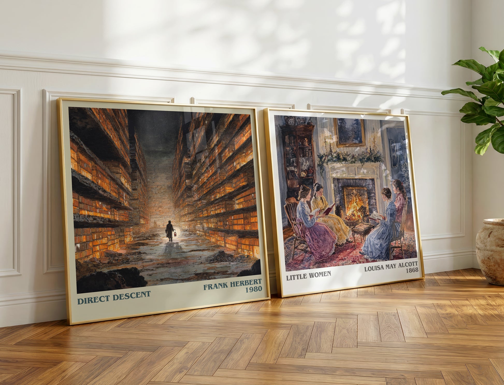 Direct Descent book poster packaging – museum-quality print rolled in protective tube
