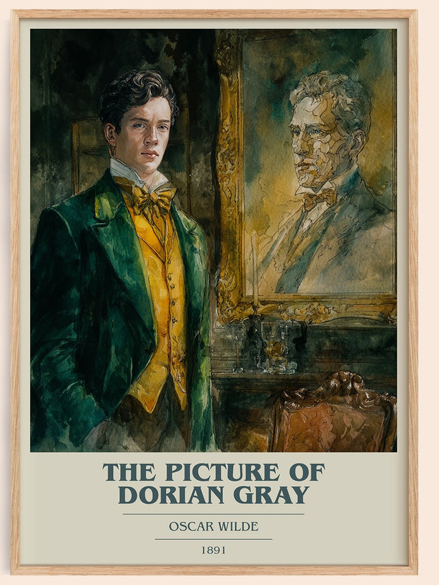 The Picture of Dorian Gray Book Cover Poster by Oscar Wilde