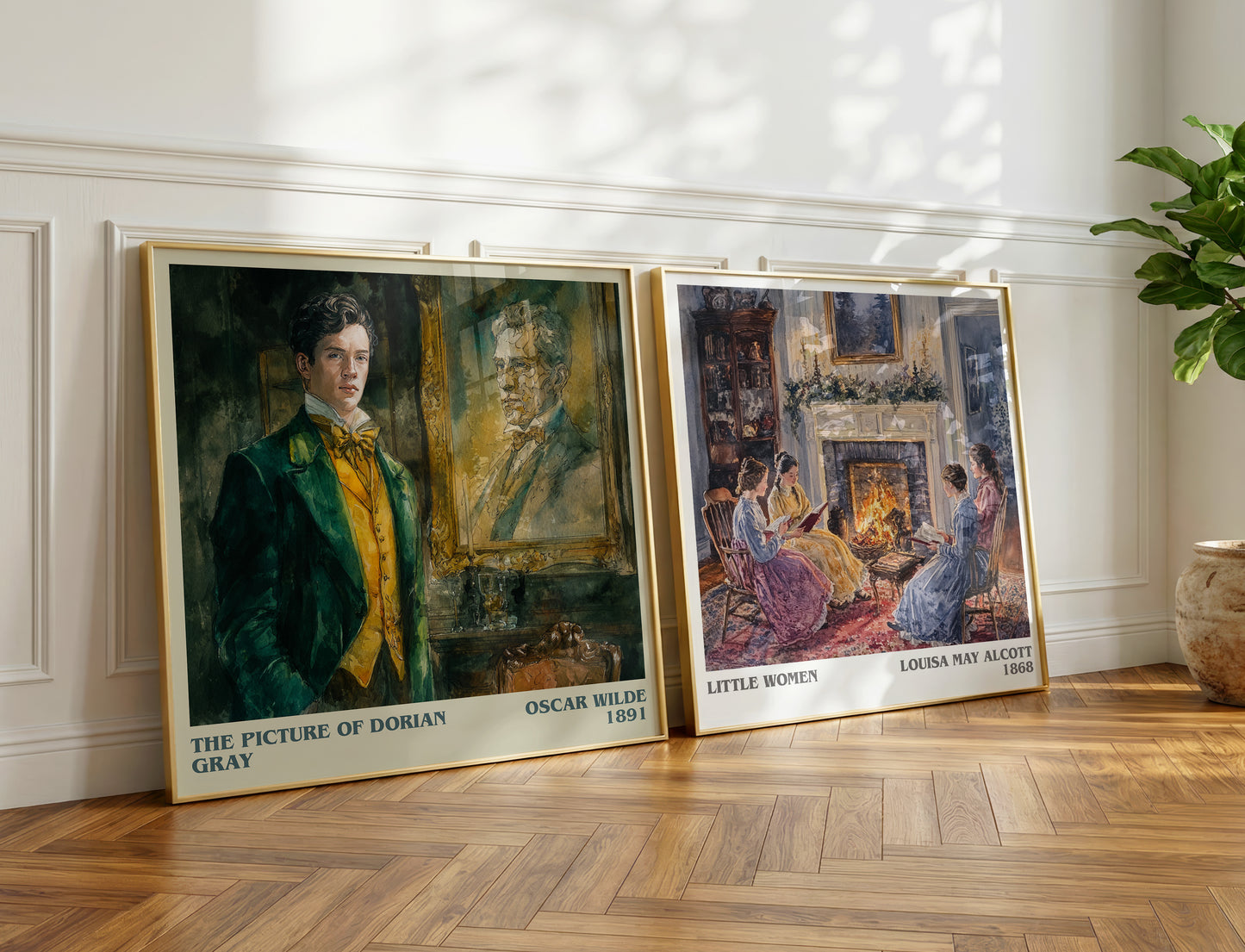 The Picture of Dorian Gray book poster packaging – museum-quality print rolled in protective tube