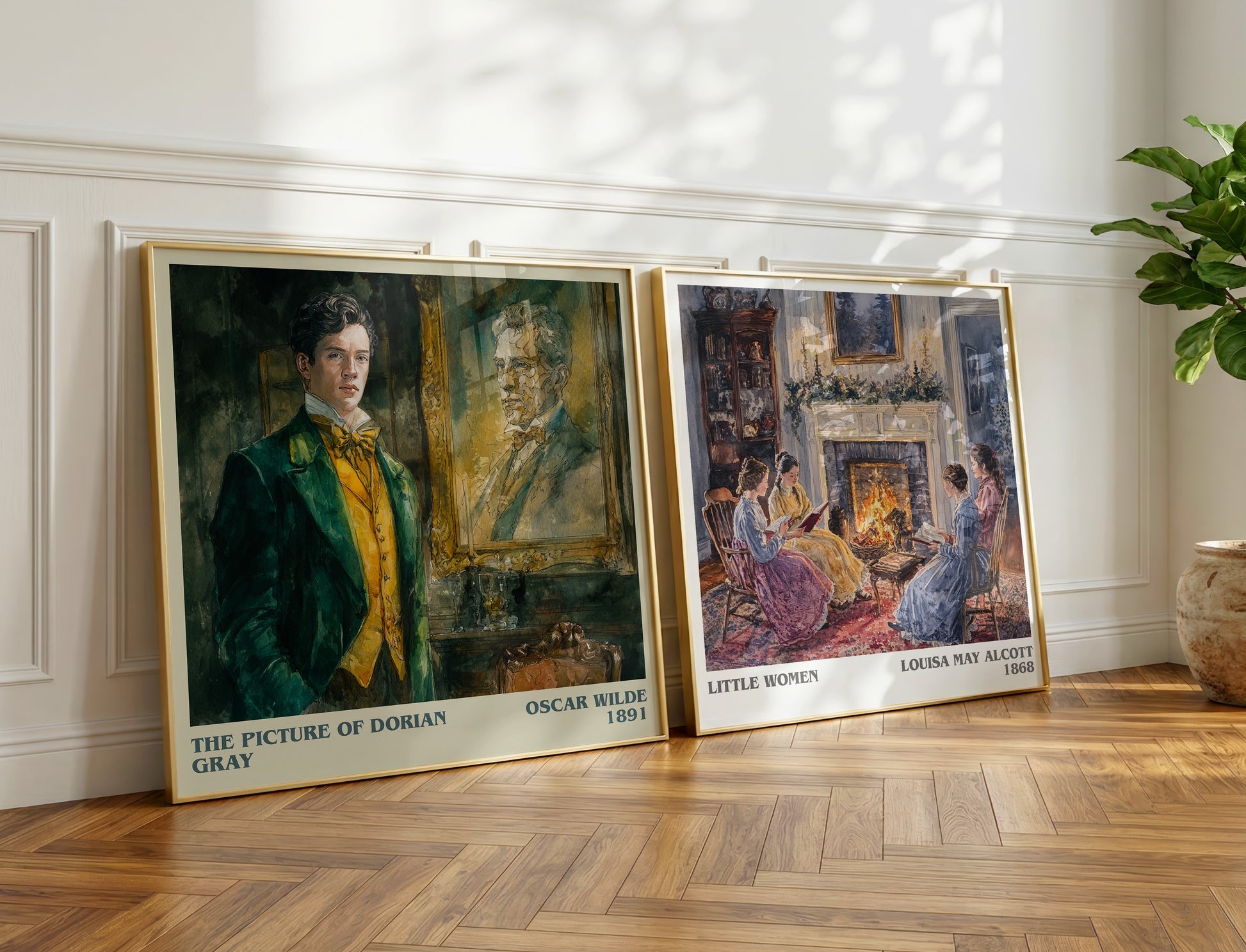 The Picture of Dorian Gray book poster packaging – museum-quality print rolled in protective tube