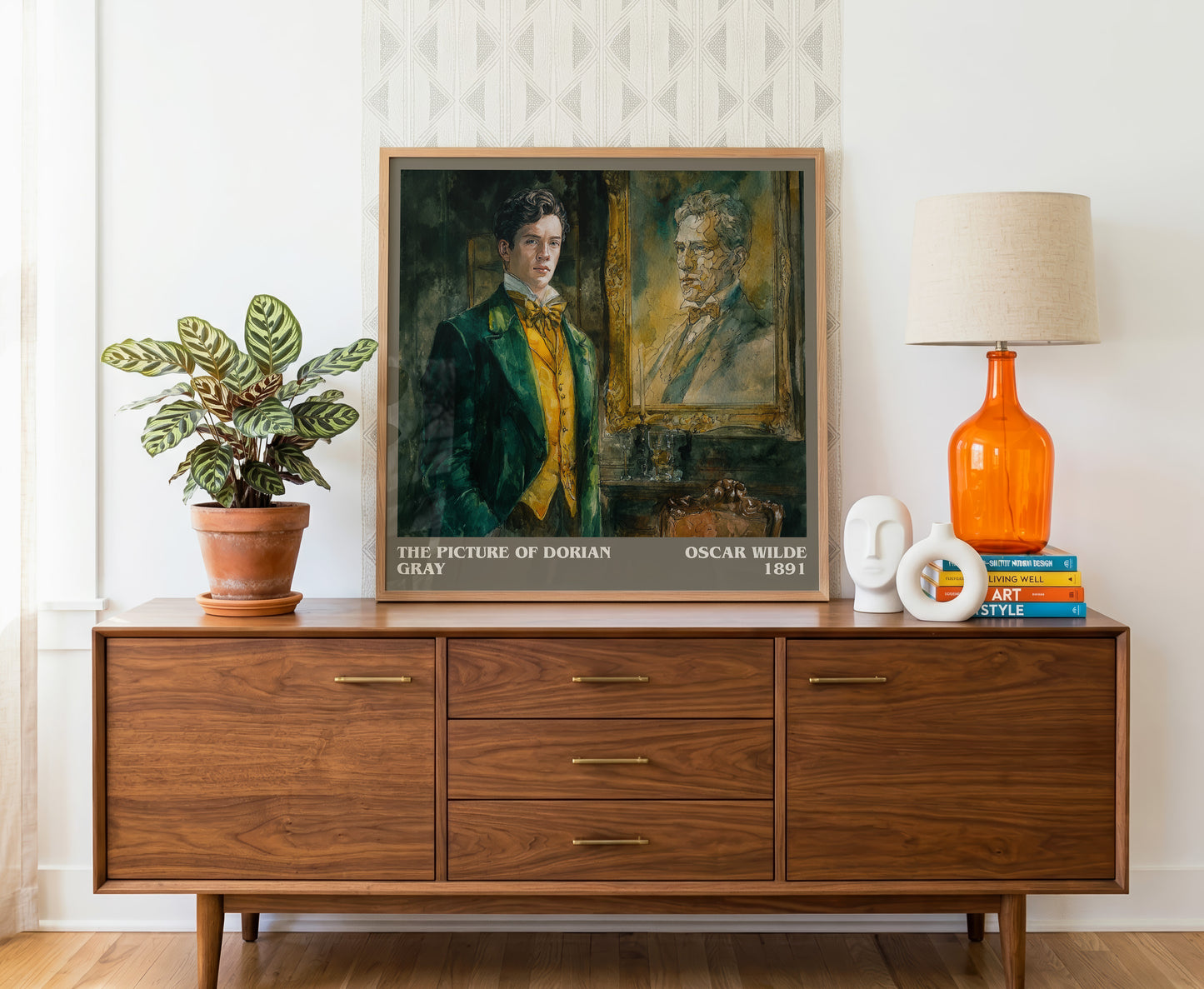 The Picture of Dorian Gray literary literary print detail – Oscar Wilde book art