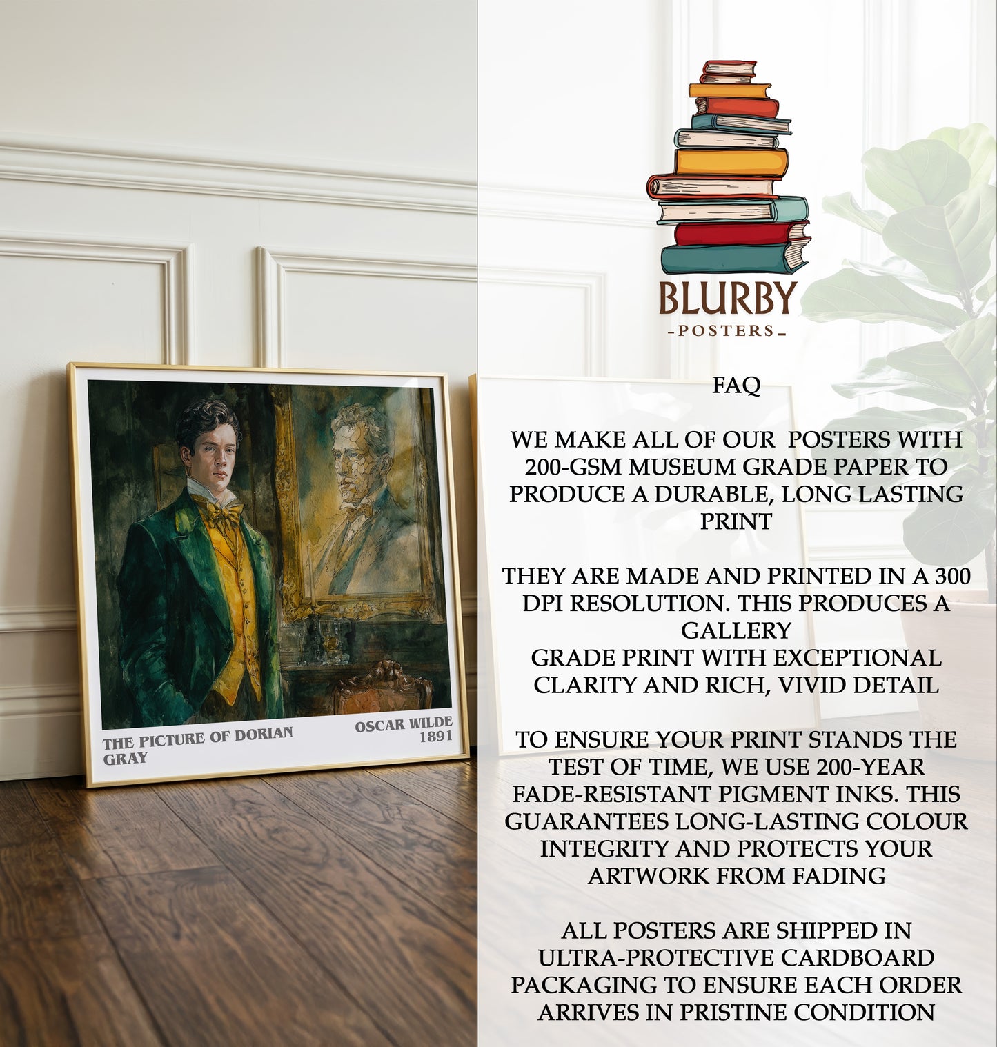 The Picture of Dorian Gray Literary Art Print by Oscar Wilde