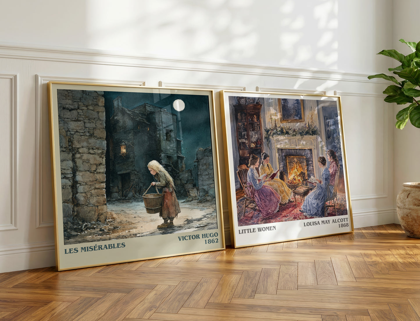 Les Misérables book poster packaging – museum-quality print rolled in protective tube