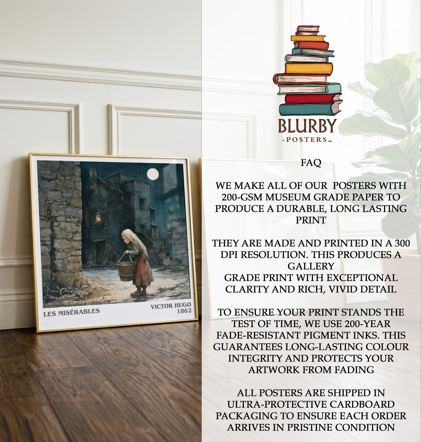 Les Misérables Literary Art Print by Victor Hugo