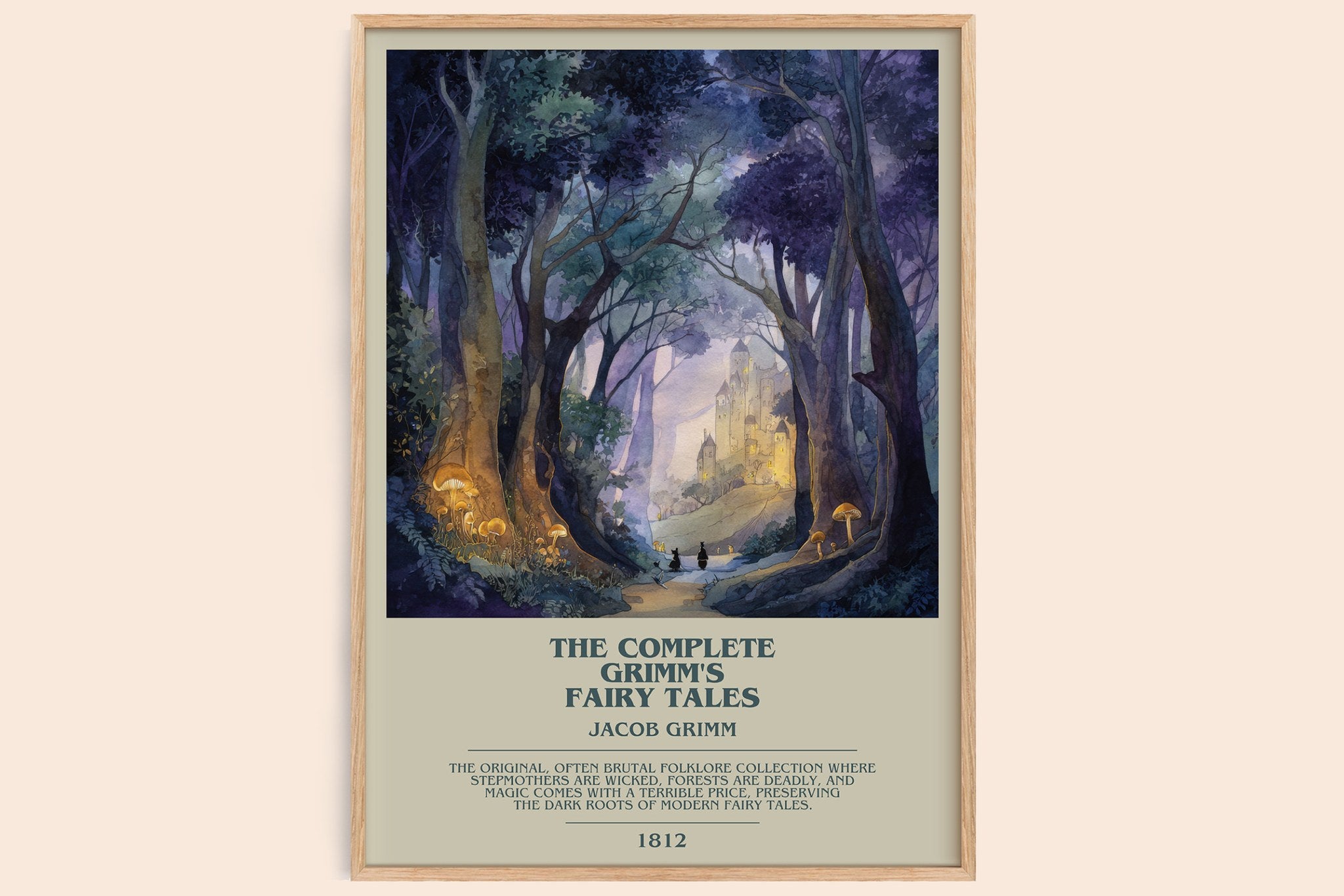The Complete Grimm's Fairy Tales Bookish Wall Art by Jacob Grimm