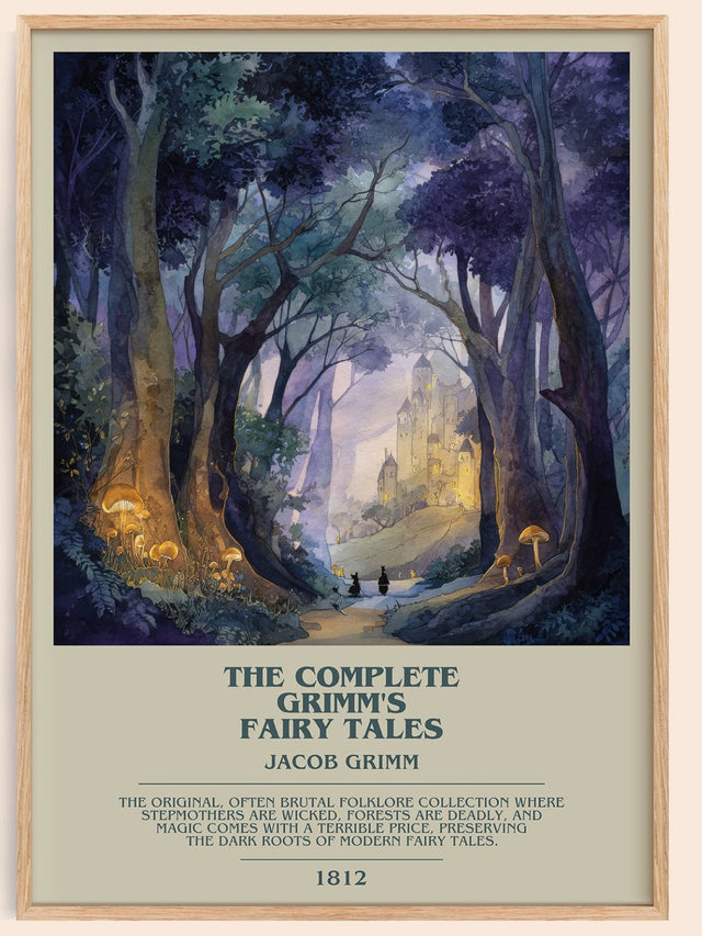 The Complete Grimm's Fairy Tales Bookish Wall Art by Jacob Grimm