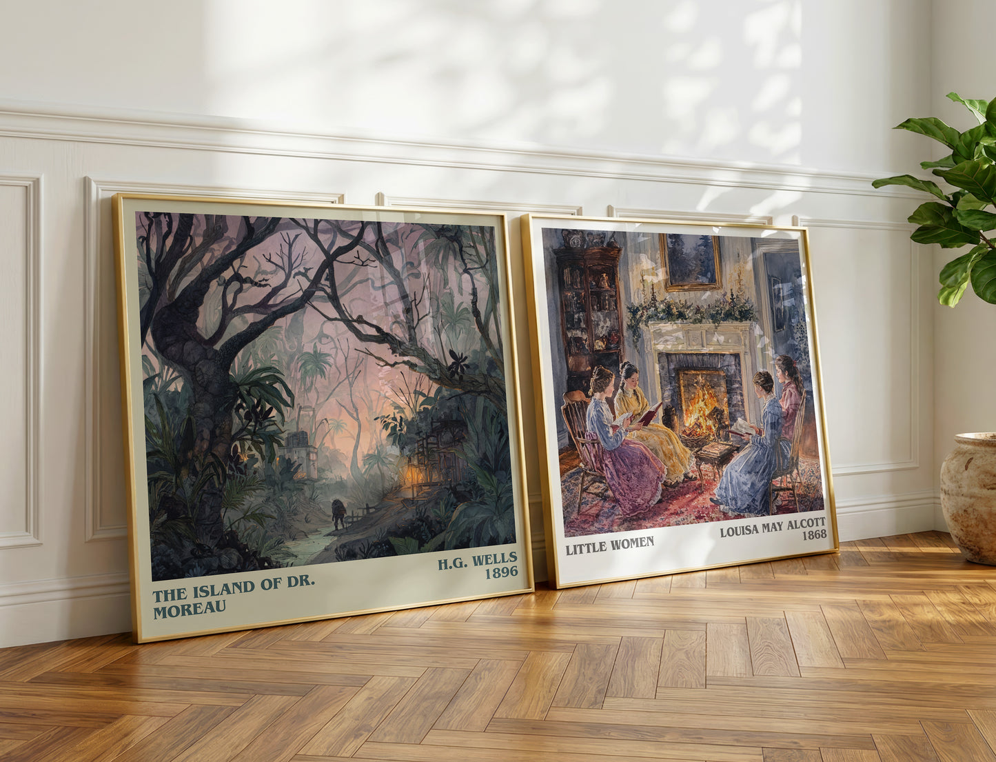 The Island Of Dr. Moreau book poster packaging – museum-quality print rolled in protective tube