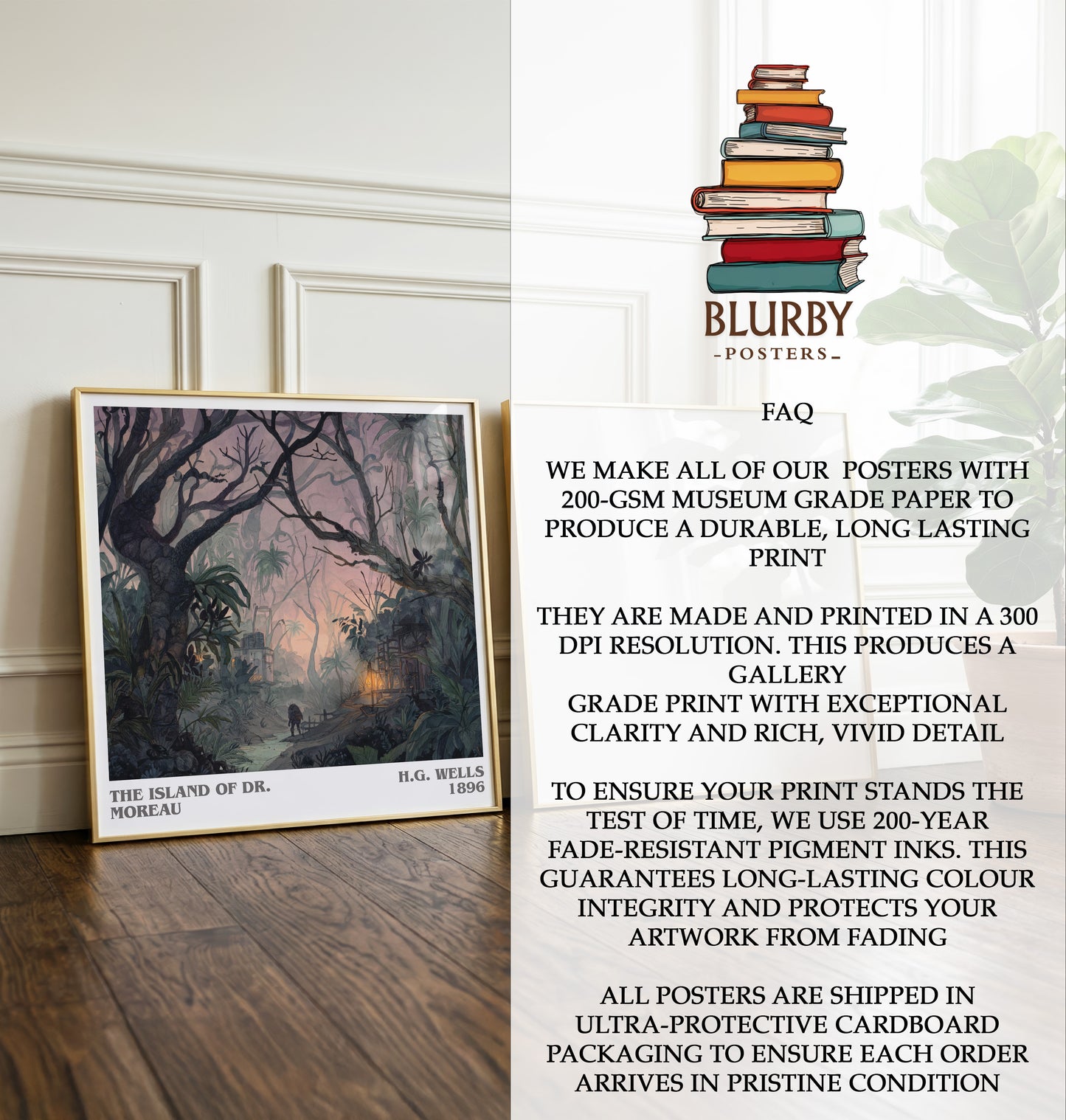 The Island Of Dr. Moreau Literary Art Print by H.G. Wells