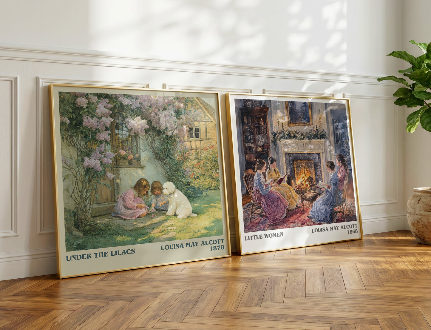 Under the Lilacs book poster packaging – museum-quality print rolled in protective tube