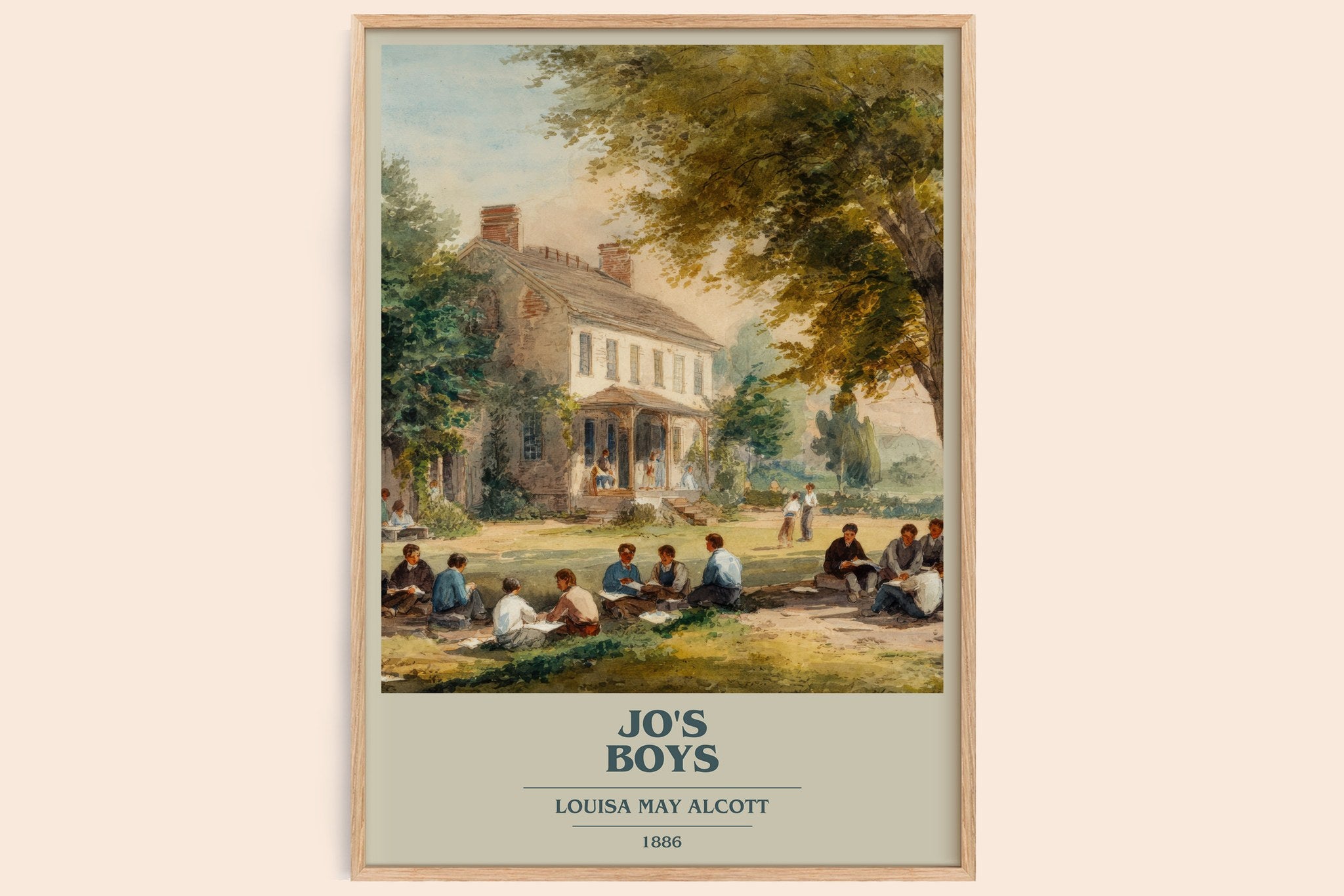 Jo's Boys Book Cover Poster by Louisa May Alcott