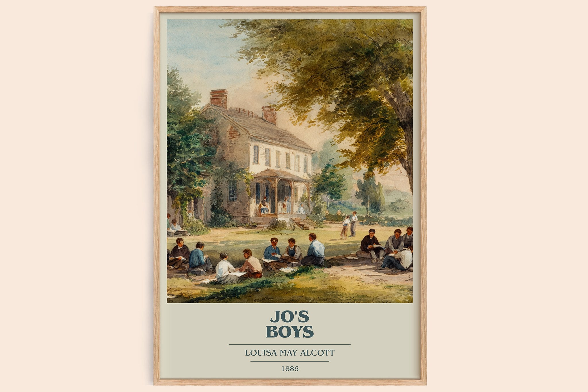 Jo's Boys Book Cover Poster by Louisa May Alcott