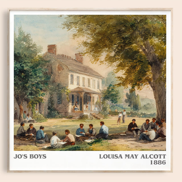 Jo's Boys Literary Art Print by Louisa May Alcott