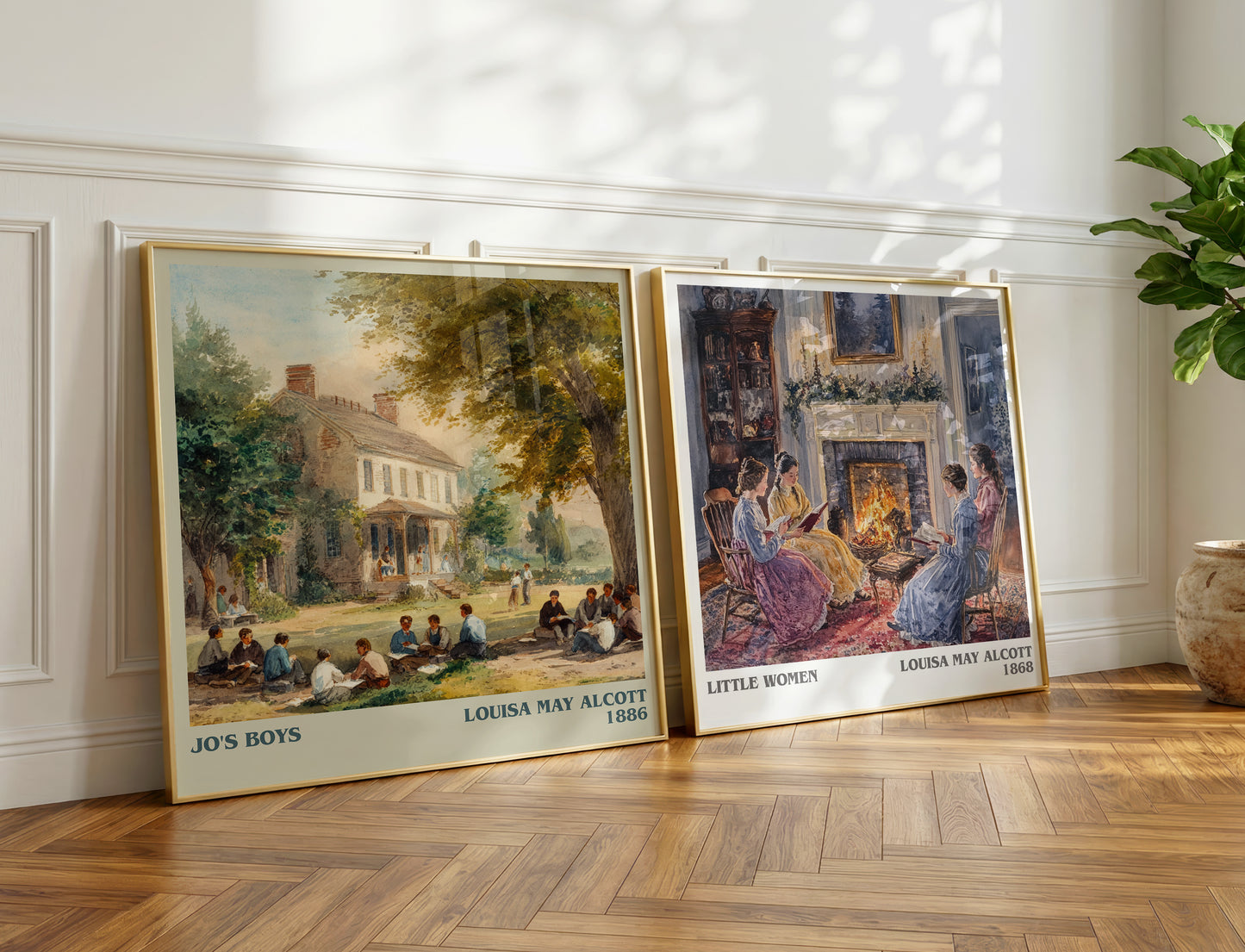 Jo's Boys book poster packaging – museum-quality print rolled in protective tube