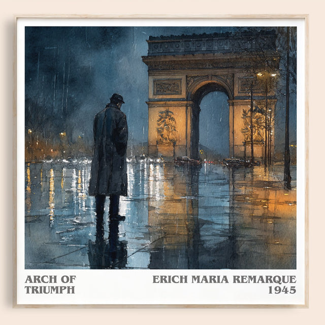 Arch Of Triumph Literary Art Print by Erich Maria Remarque