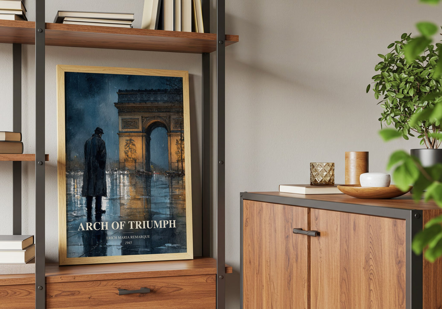Arch Of Triumph book watercolour illustration paper finish options – matte satin gloss