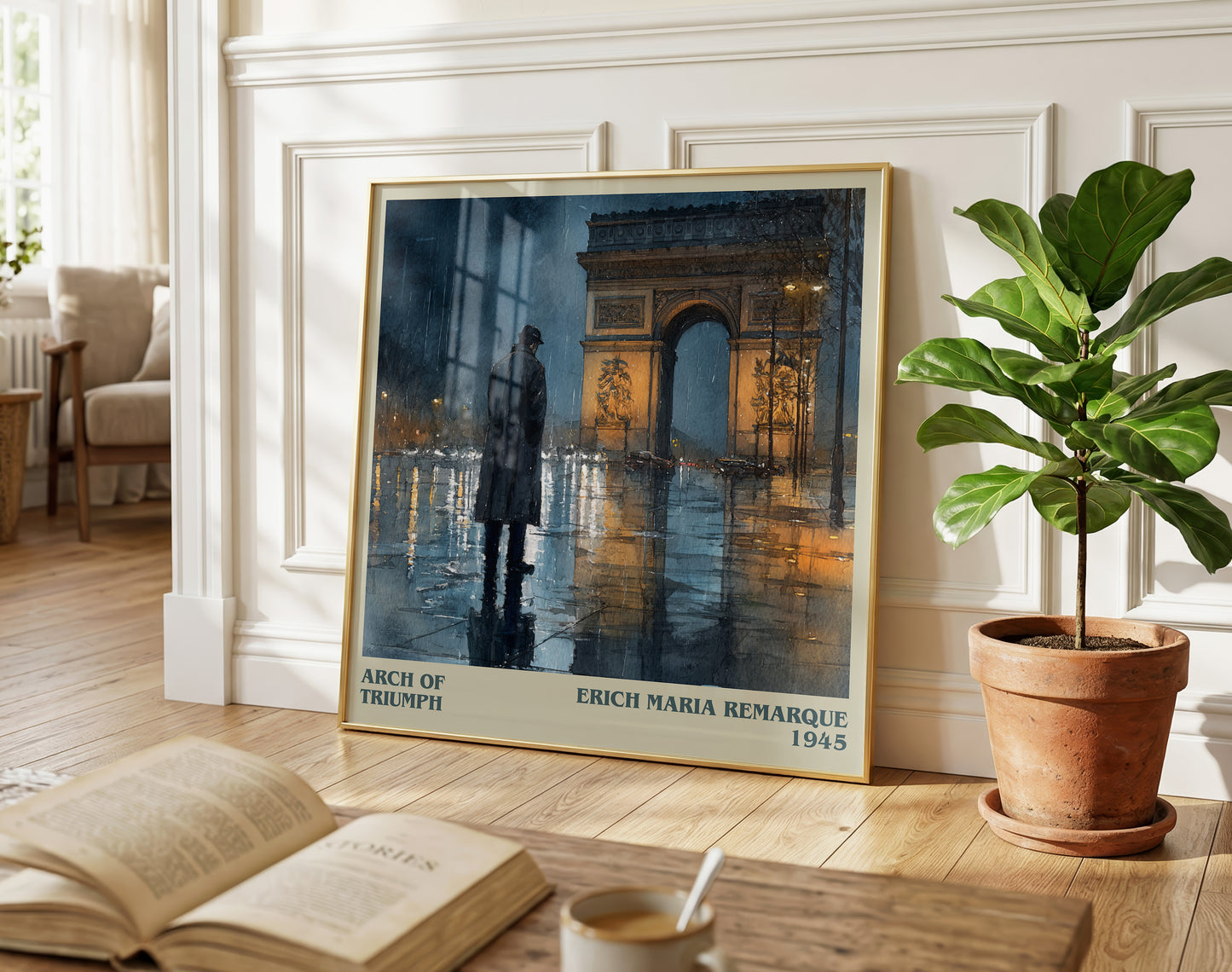 Arch Of Triumph literary poster paired in gallery wall – literary art prints