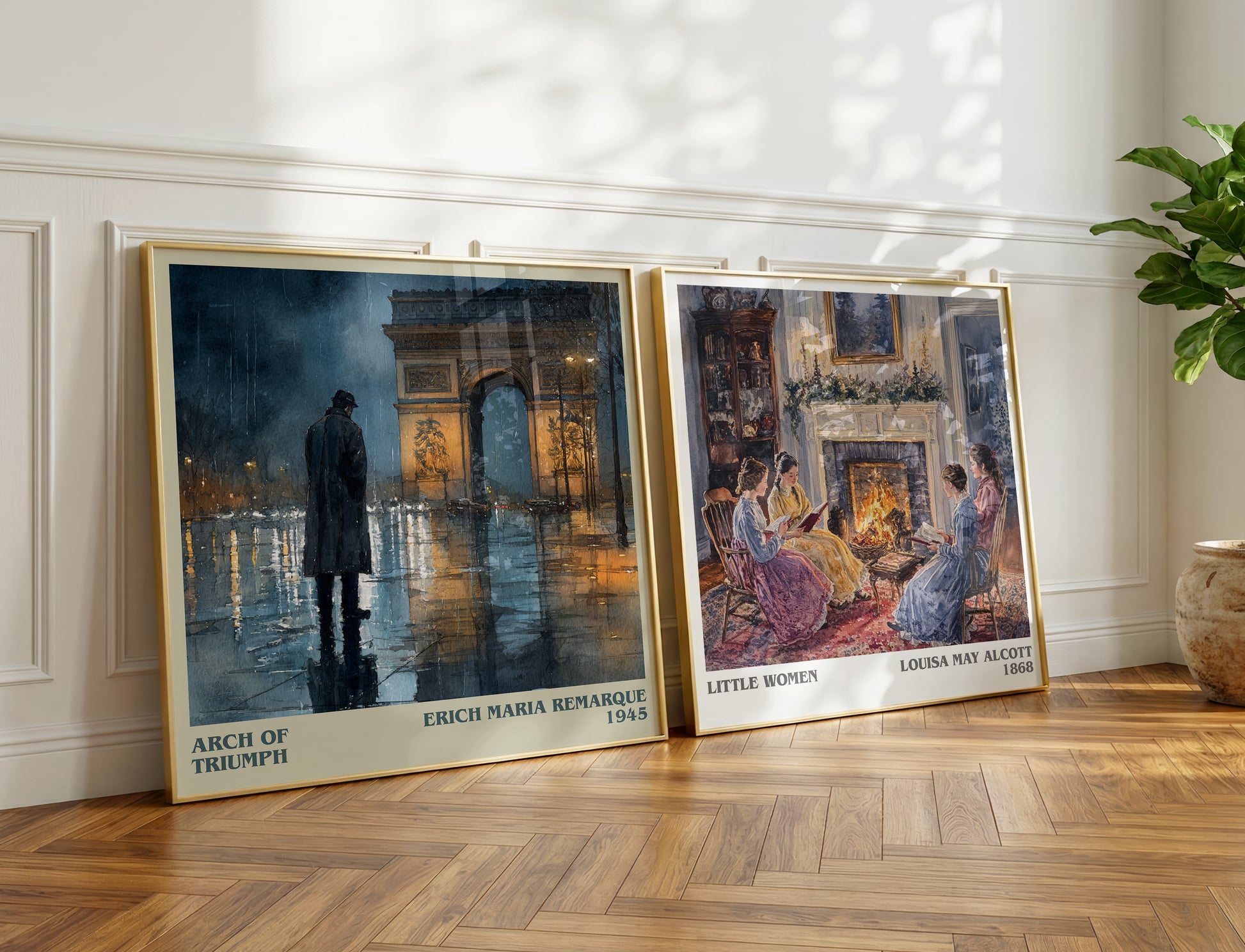 Arch Of Triumph book poster packaging – museum-quality print rolled in protective tube