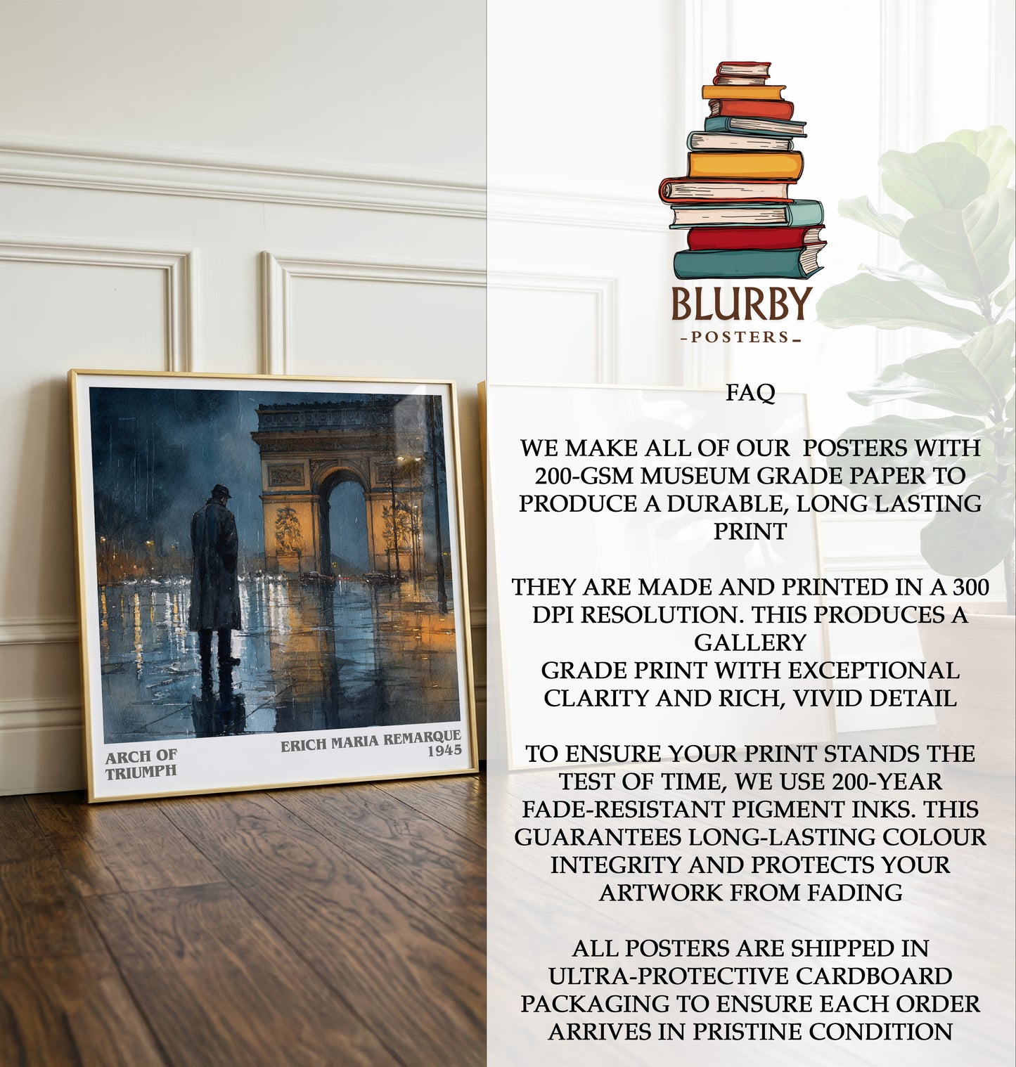 Arch Of Triumph Literary Art Print by Erich Maria Remarque