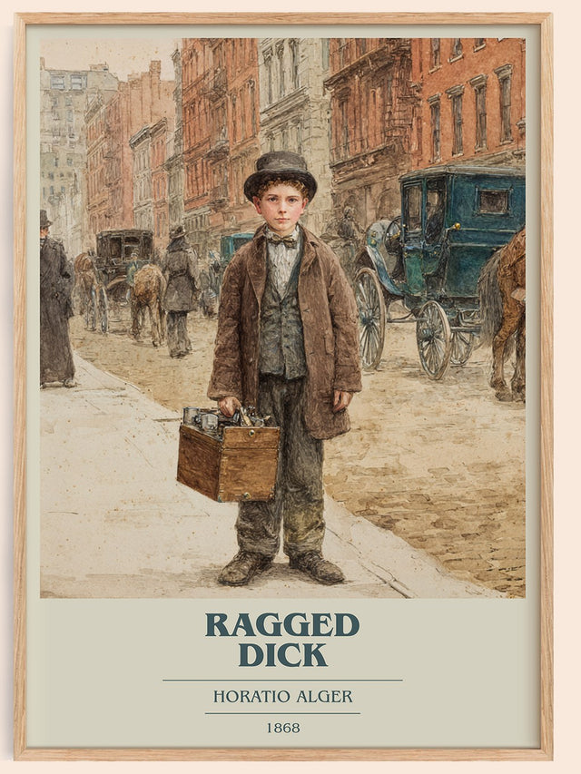 Ragged Dick Book Cover Poster by Horatio Alger