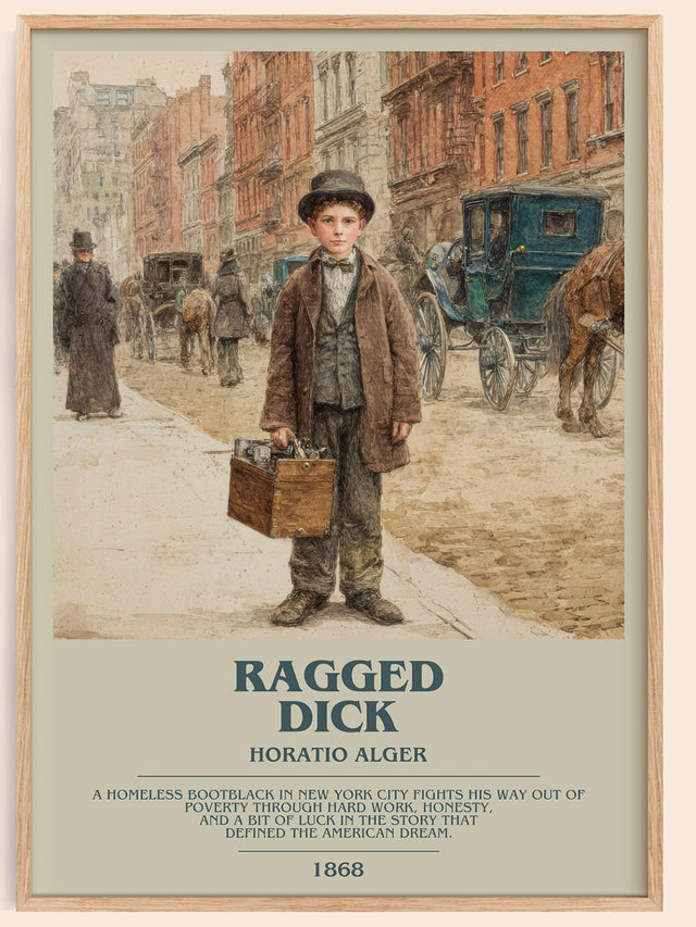 Ragged Dick Bookish Wall Art by Horatio Alger