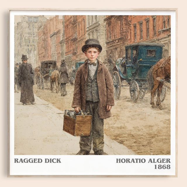 Ragged Dick Literary Art Print by Horatio Alger