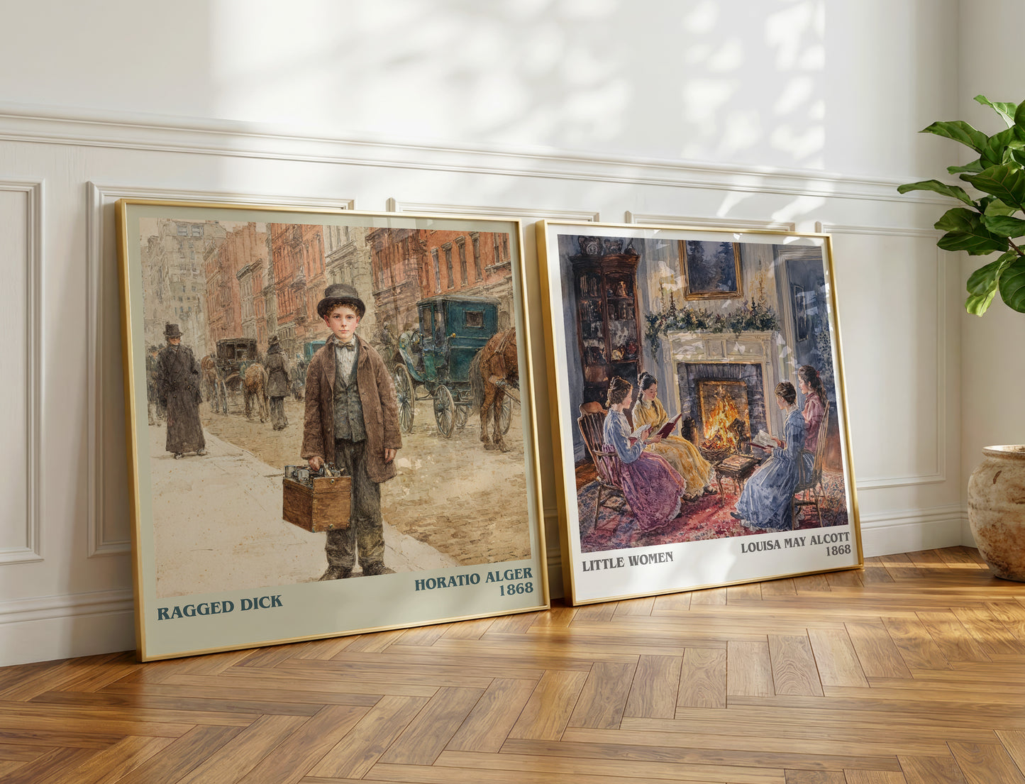 Ragged Dick book poster packaging – museum-quality print rolled in protective tube