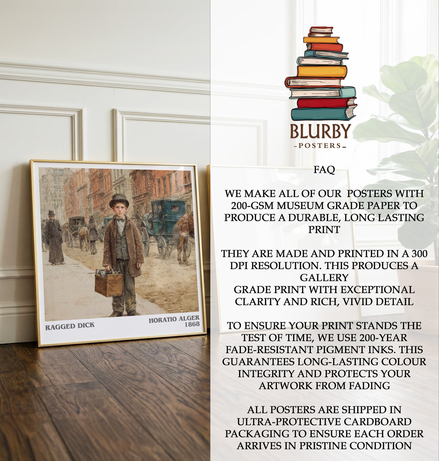 Ragged Dick Literary Art Print by Horatio Alger