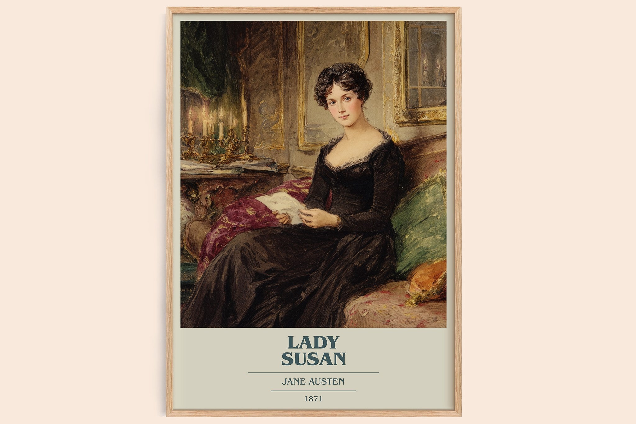 Lady Susan Book Cover Poster by Jane Austen
