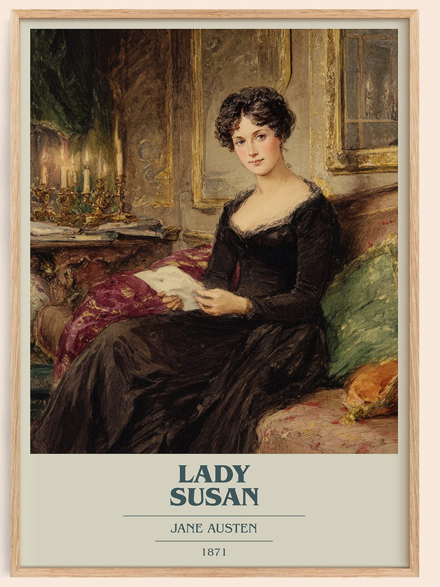 Lady Susan Book Cover Poster by Jane Austen