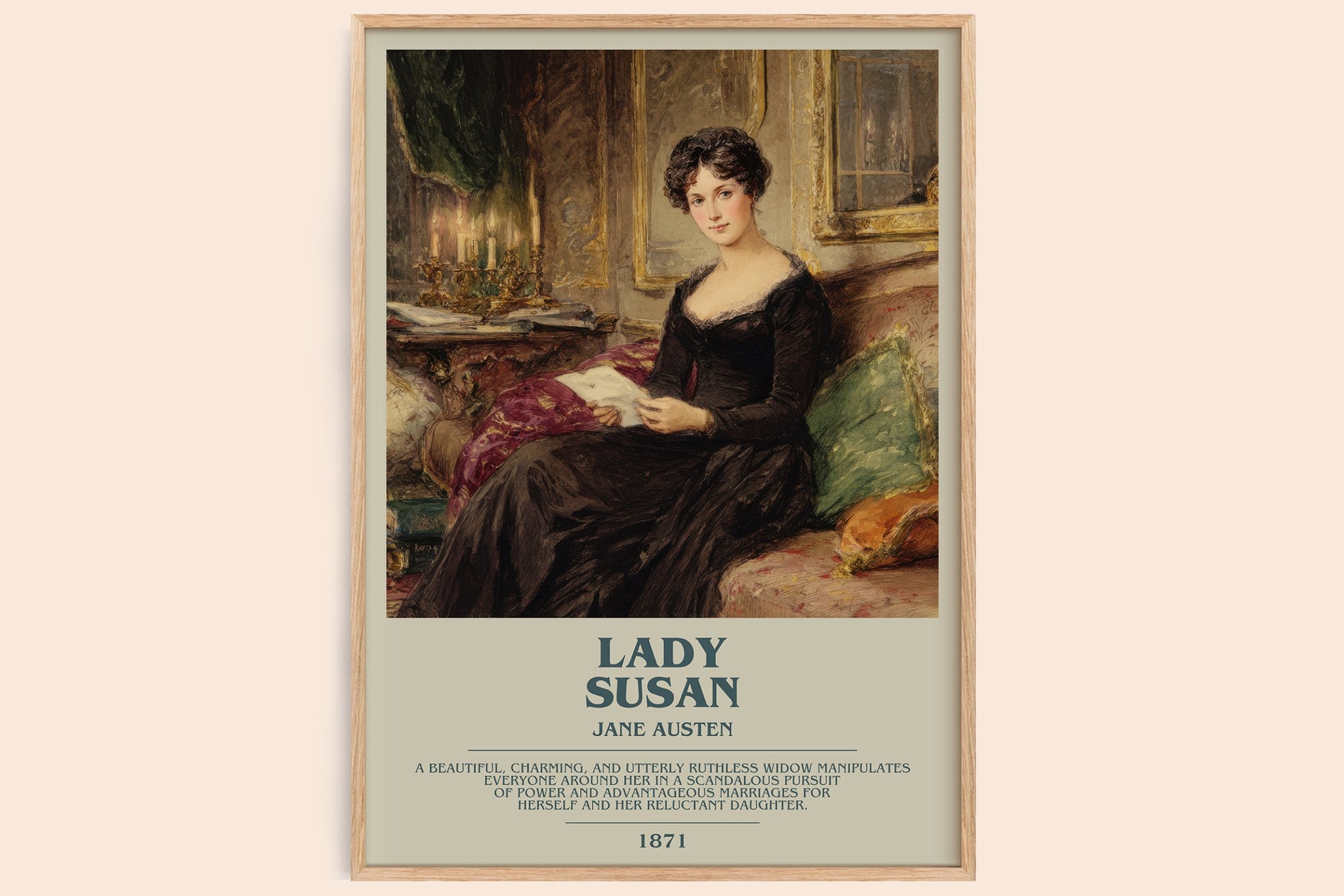 Lady Susan Bookish Wall Art by Jane Austen