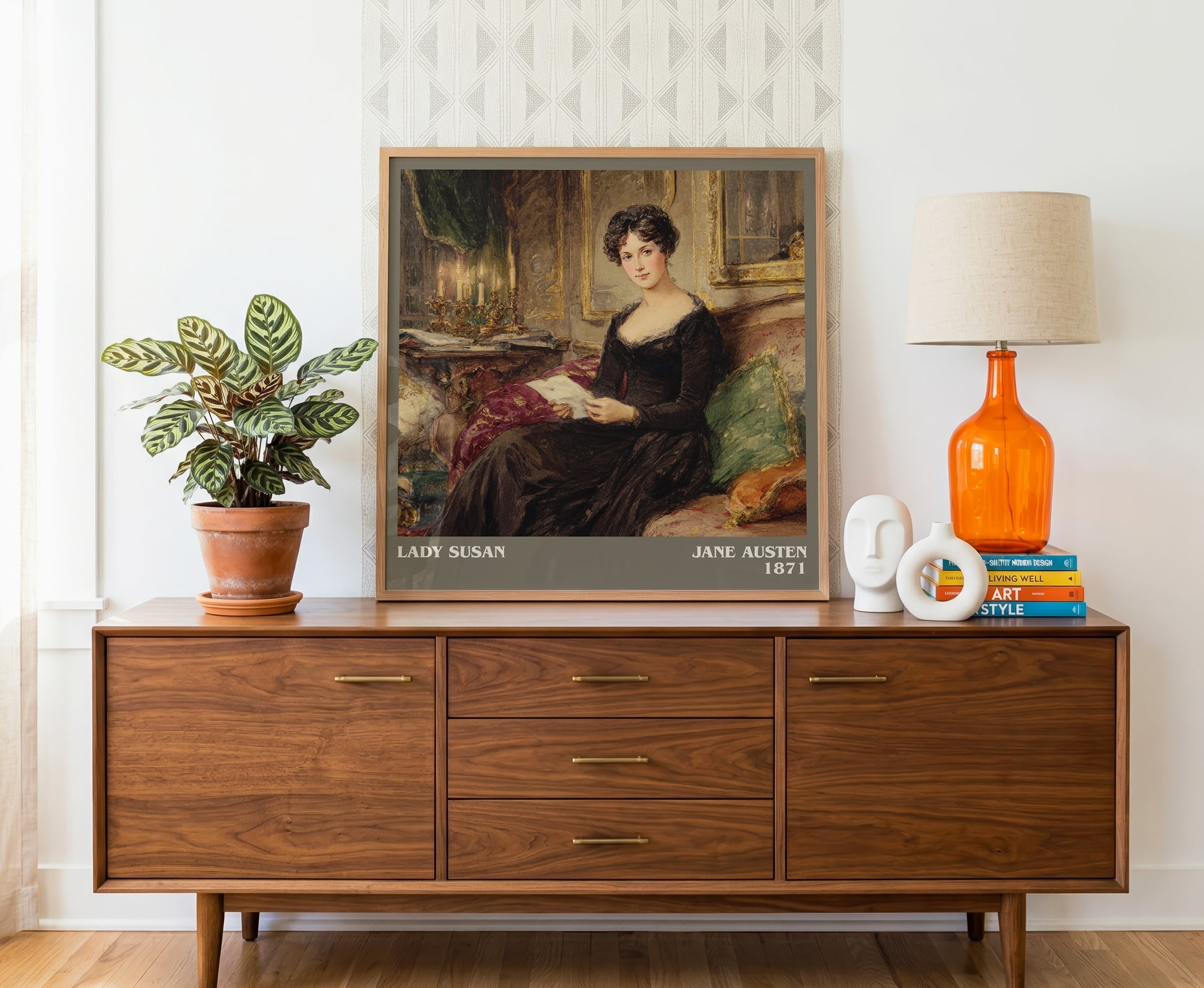 Lady Susan literary literary print detail – Jane Austen book art