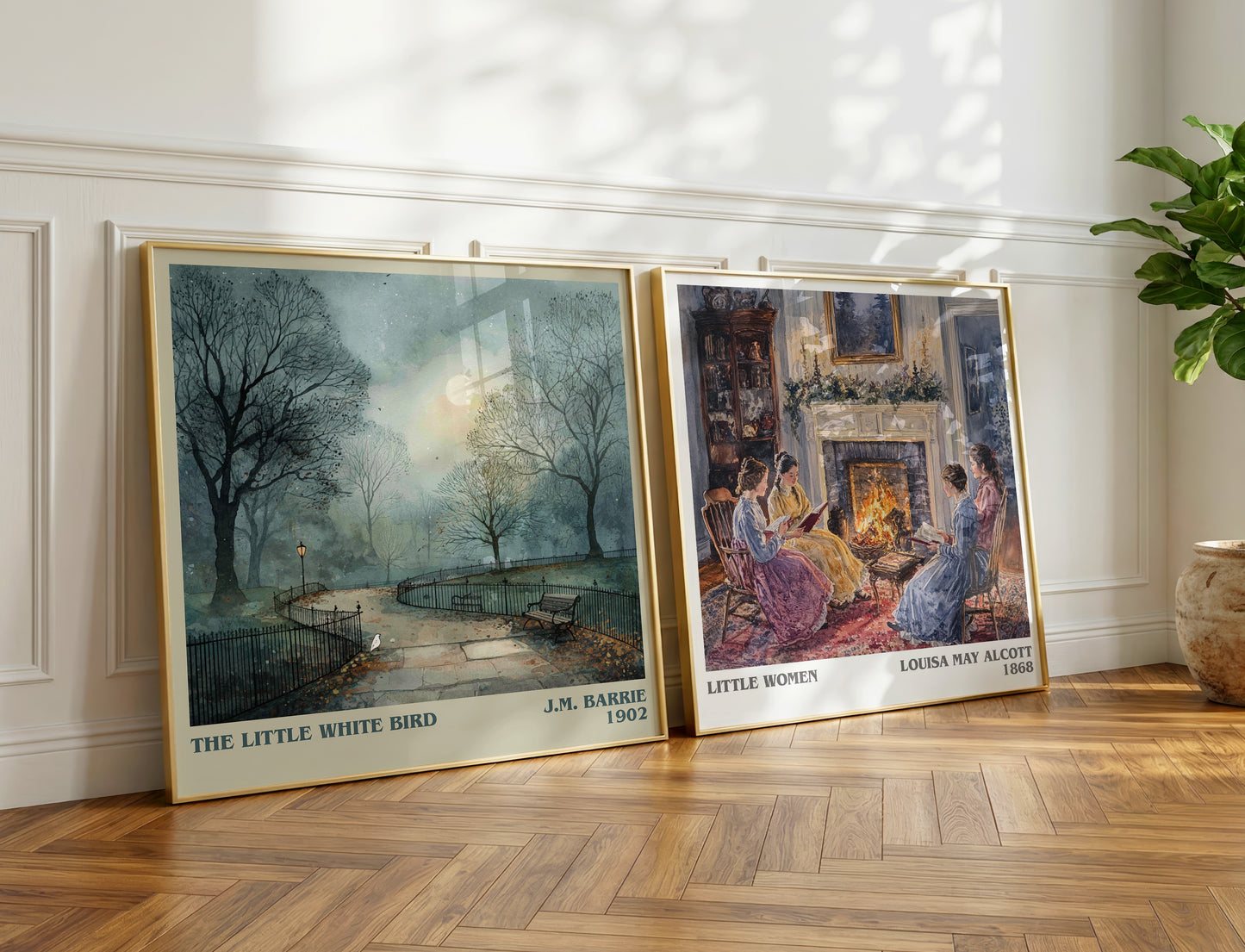 The Little White Bird book poster packaging – museum-quality print rolled in protective tube