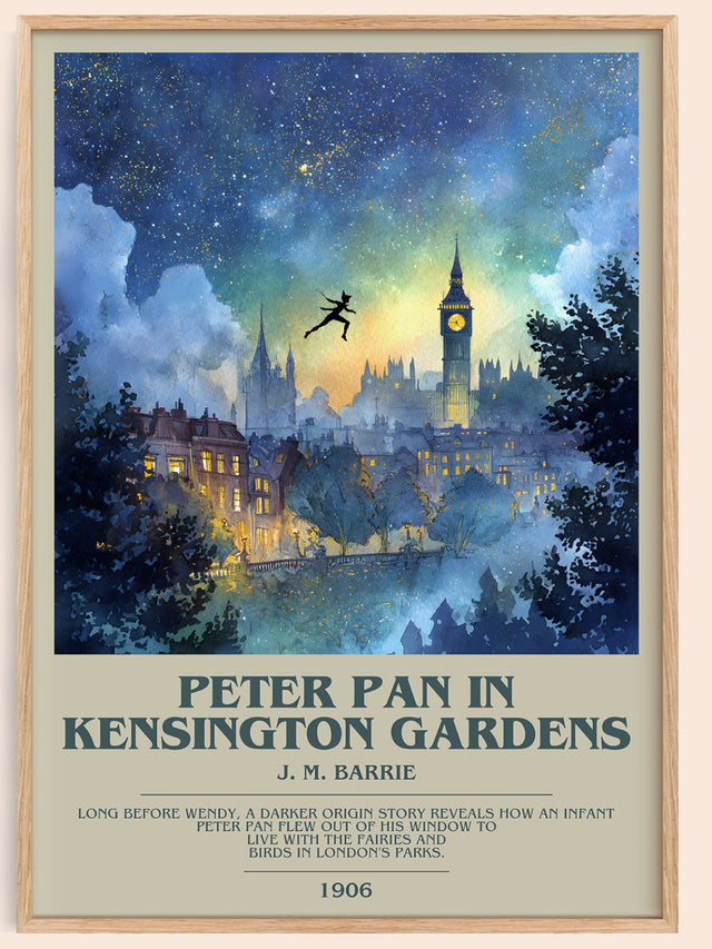 Peter Pan in Kensington Gardens Bookish Wall Art by J. M. Barrie