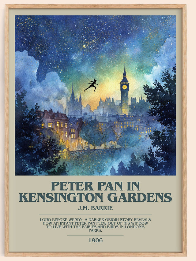 Peter Pan in Kensington Gardens Bookish Wall Art by J. M. Barrie