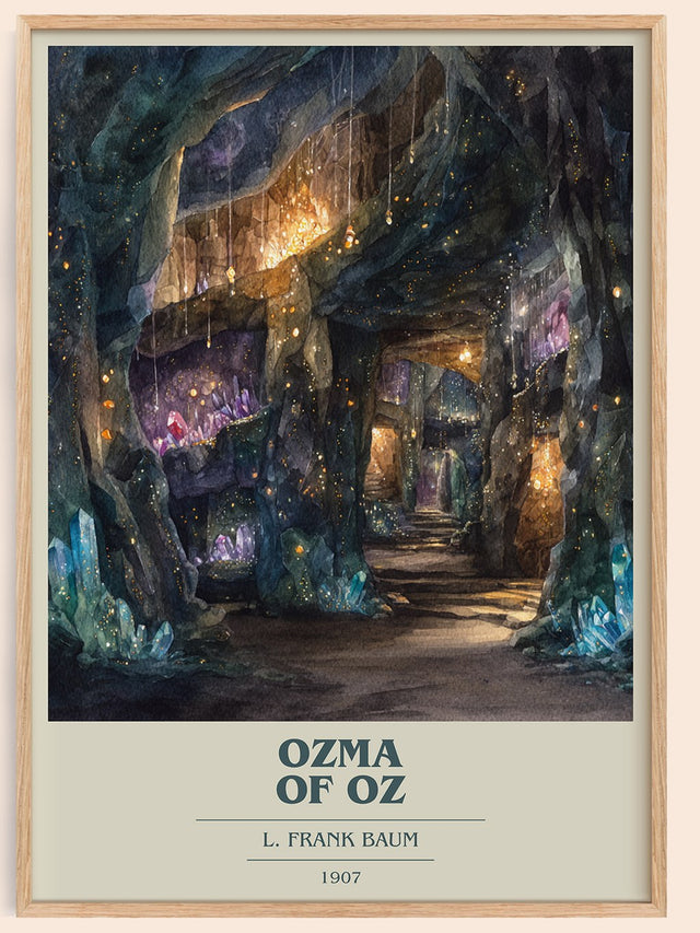 Osma Of Oz Book Cover Poster by L. Frank Baum