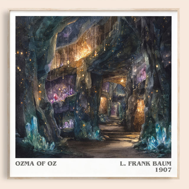 Ozma Of Oz Literary Art Print by L. Frank Baum
