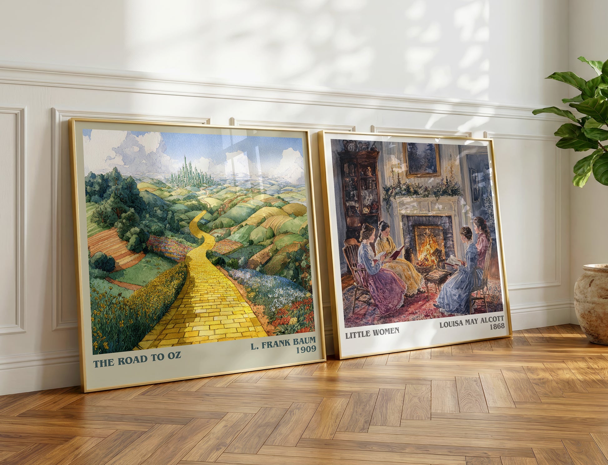 The Road to Oz book poster packaging – museum-quality print rolled in protective tube