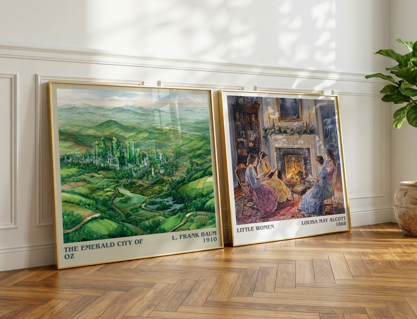 The Emerald City of Oz book poster packaging – museum-quality print rolled in protective tube