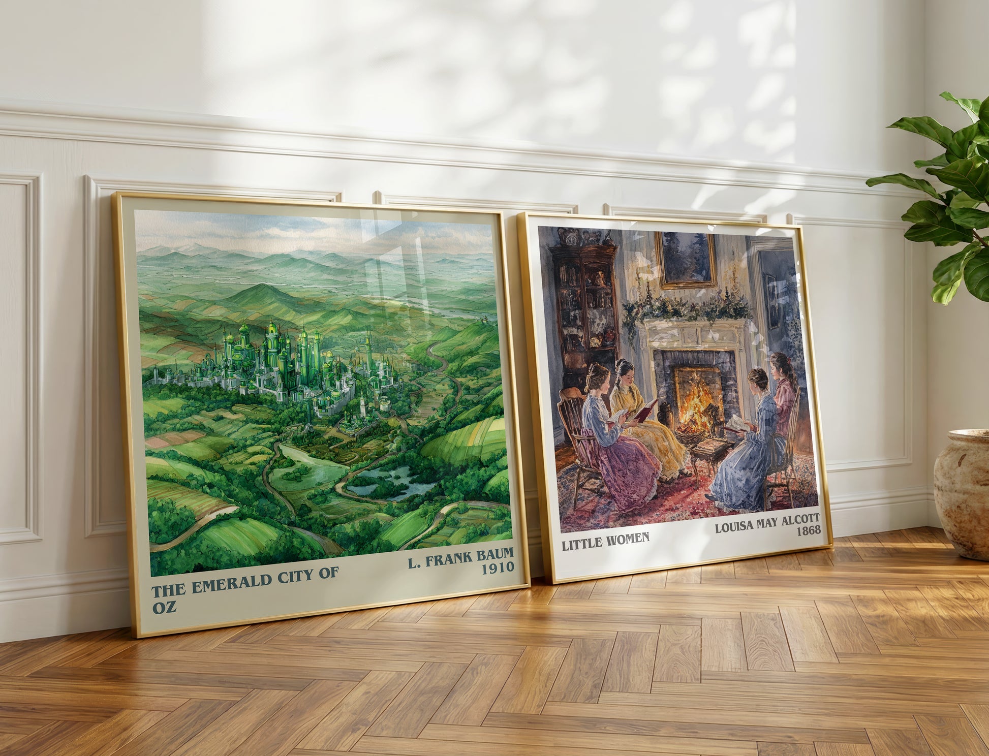 The Emerald City of Oz book poster packaging – museum-quality print rolled in protective tube