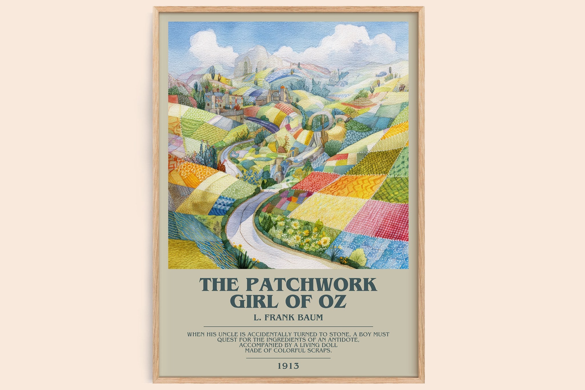 The Patchwork Girl Of Oz Bookish Wall Art by L. Frank Baum
