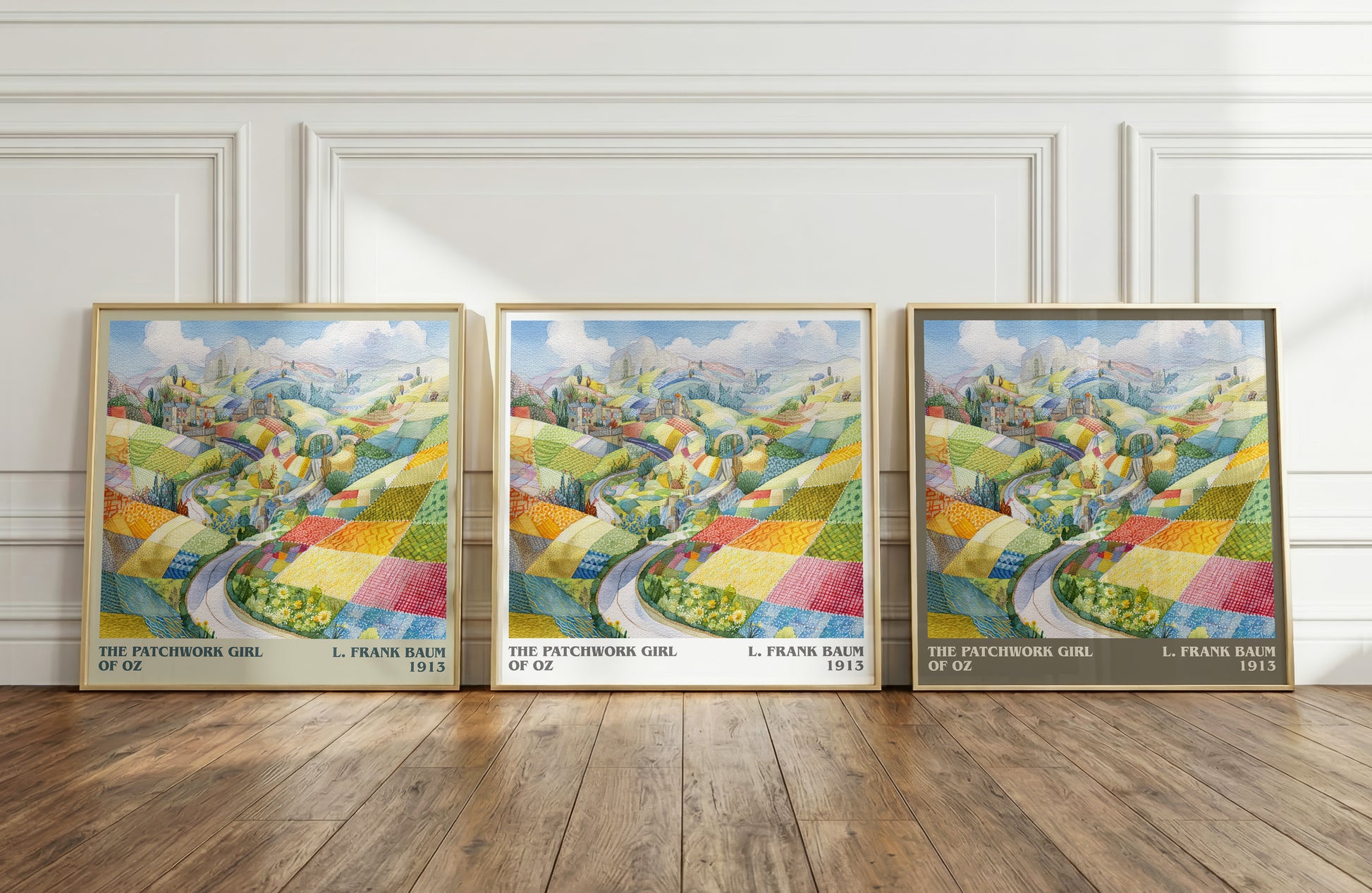 The Patchwork Girl Of Oz literary art print colour and style options – L. Frank Baum book art