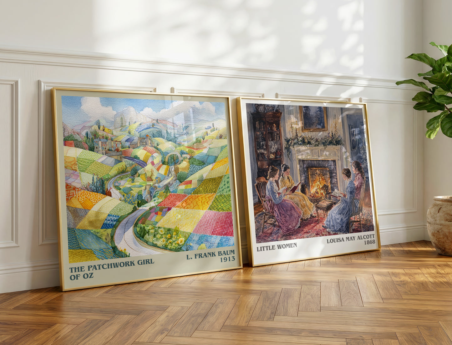 The Patchwork Girl Of Oz book poster packaging – museum-quality print rolled in protective tube