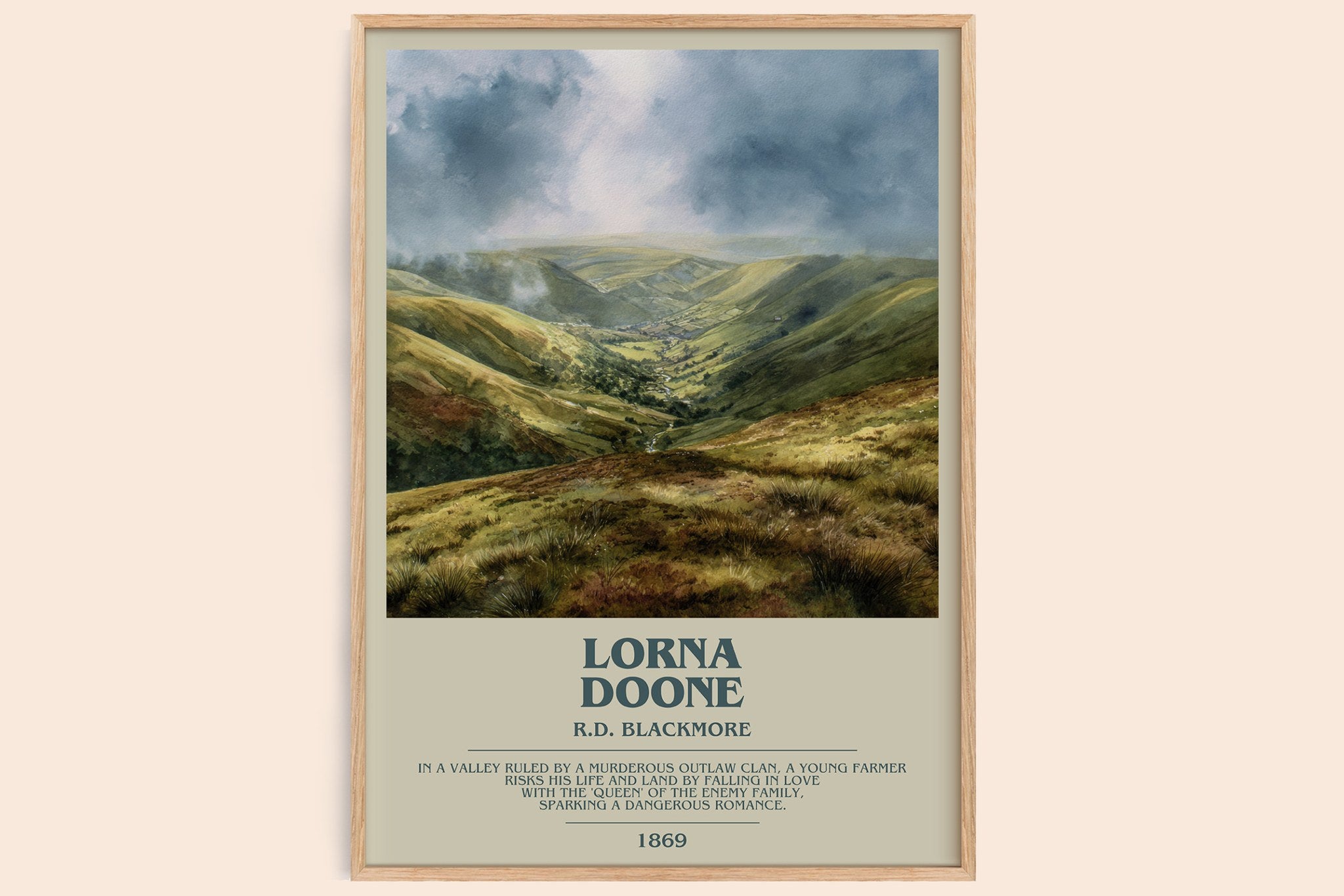 Lorna Doone Bookish Wall Art by R.D. Blackmore